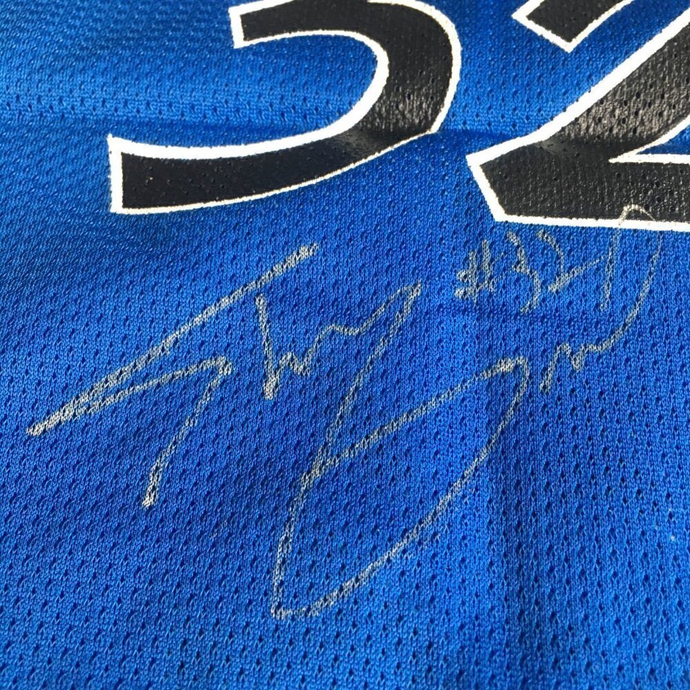 Kid Vintage **Signed by Shaq Shaquille O'neal** Orlando Magic Basketball Jersey - Picture 5 of 14